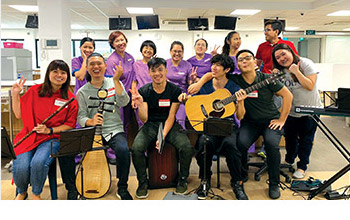 Bringing music and love to our patients