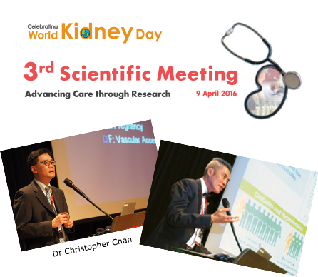 Celebrating World Kidney Day, 3rd Scientific Meeting, 9 April 2016