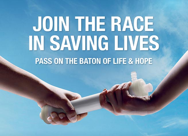 Join the race in saving lives