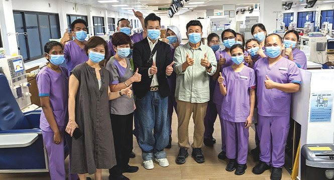 Celebrities bring joy and encouragement to patients